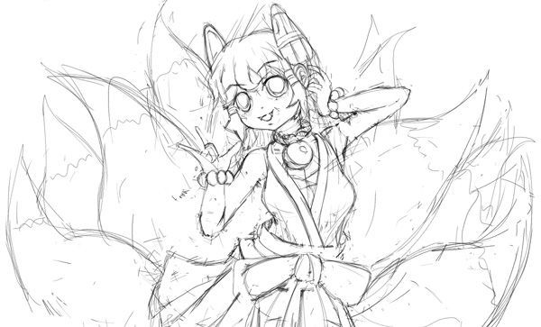 きらっ☆、九尾らしきなにか